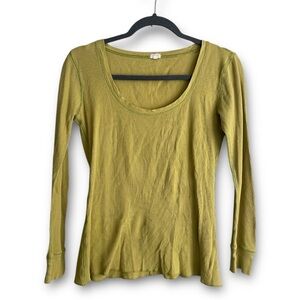 J. Crew waffle knit long sleeve thermal shirt